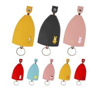 AfitLulu 8 PCS Car Key Case PU Leather Key Bag for Women and Men, Creative Pull Out Style Key Sleeve for House Keys, Car Key, Portable Car Key Holder Fashionable Key Pouch for Handbags (Style 8)