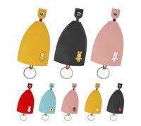 AfitLulu 8 PCS Car Key Case PU Leather Key Bag for Women and Men, Creative Pull Out Style Key Sleeve for House Keys, Car Key, Portable Car Key Holder Fashionable Key Pouch for Handbags (Style 7)