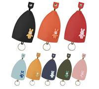 AfitLulu 8 PCS Car Key Case PU Leather Key Bag for Women and Men, Creative Pull Out Style Key Sleeve for House Keys, Car Key, Portable Car Key Holder Fashionable Key Pouch for Handbags (Style 3)