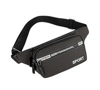 AfitLulu Fanny Pack for Men, Anti Splash Fashionable Outdoor Sports Waist Bag with 4-Layer Zipper, Running Bag for Mobile Phones, Power Banks and Headphones, champagne color, Fashionable