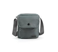 AfitLulu Men’s Shoulder Bags 3 Zippered Pockets Cross Body Bag Men with Adjustable Shoulder Strap, Small Men Messenger Bag Simple Mens Crossbody Bag with Inner Pocket for Outdoor (Grey)