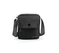 AfitLulu Men's Messenger Bag 3 Zippered Crossbody Bag for Men with Adjustable Shoulder Strap, Shoulder Bags with Inner Pocket, Black