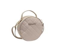 AfitLulu Round Cross Body Bag Women Shoulder Bag with Handle and Detachable Shoulder Strap, Quilted Crossbody Phone Bag Handbags for Women for Phones, Power Banks, Cosmetics (White)