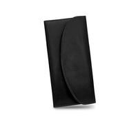 AfitLulu Women's Genuine Leather Wallet, Large Wallet with 11 Card Slots, Women's Long Billfold Wallet for Cards, Cash, black, L, Classic