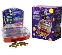 AFIVE Arcade Coin Push Machine, Battery operated Includes 150 Coins, Ages 3+, Kids Children Birthday Xmas Gift