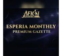 AFK Journey - Esperia Monthly - Premium Gazette Direct Top-Up - GLOBAL