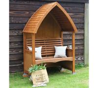AFK Premium Cottage Arbour Beech Stain 2 Seat