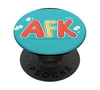 AFK Speech Bringing Humor to Breaks for Player and Gamer PopSockets Adhesive PopGrip