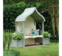 Afk Wooden Orchard Arbour Sage And Cream