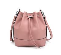 AFKOMST Bucket Bag for Women,Drawstring Shoulder Bag and Designer Ladies Handbags with 2 Shoulder Straps