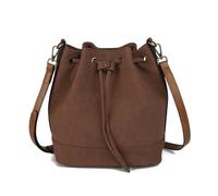 AFKOMST Bucket Bag for Women,Drawstring Shoulder Bag and Designer Ladies Handbags with 2 Shoulder Straps