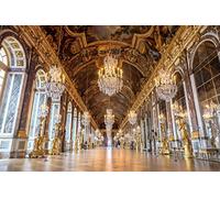 AFLE Versailles Palace Poster,Mirror Gallery,Hall Of Mirrors In The Palace Canvas Wall Art For Living Room Decor Aesthetic Vintage Posters & Prints Hanging Wall Decor Posters,12x18 inches,Unframed