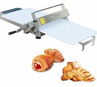 AFLEPCBRQ Dough Sheeter, Folding Dough Rolling Machine, Hand Crank Compact Manual Dough Sheeter Machine, Adjustable Thickness, for Fondant, Croissants, Pizza and Puff Pastry