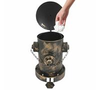 AFLEPCBRQ Fire Hydrant Trash Can, Retro Creative Garbage Pedal Design Indoor Outdoor Waste Bin with Detachable Inner Bucket for Park Garden Kitchen Garbage