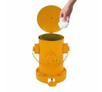 AFLEPCBRQ Fire Hydrant Trash Can, Retro Creative Garbage Pedal Design Indoor Outdoor Waste Bin with Detachable Inner Bucket for Park Garden Kitchen Garbage