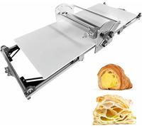 AFLEPCBRQ Folding Dough Sheeter, Automatic Dough Roller Machine for Fondant Pastry, Commercial Reversible Dough Sheeters for Bread Marzipan and Puff Pastry