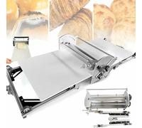 AFLEPCBRQ Folding Dough Sheeter, Compact Dough Sheeter, Electric Dough Roller Machine,Sheeter Thickness Adjustable,Stainless Steel Dough Machine
