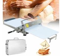 AFLEPCBRQ Folding Dough Sheeter with Countertop Design - Manual Dough Sheeter Machine & Dough Press Combo for Efficient Rolling of Croissant Layers and Pie Crusts