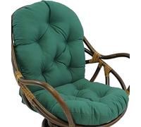 AFLEPCBRQ Swivel Rocking Chair Cushion, Waterproof Swing Egg Chair Cushion, Dark Grey, 120x60x12.5 cm