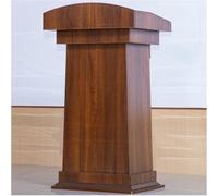 AFLEPCBRQ Wooden Floor Standing Podium - Elegant Lectern for Public Speaking, Presentations, Events & Conferences - Sturdy, Stylish Speaking Stand for Professionals