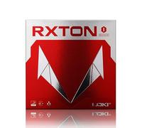 AFLICT Loki RXTON 1 Table Tennis Rubber Sheet, 2.1mm Professional ITTF Approved Sticky Ping Pong Racket Rubber, Hard Cake Sponge for Quick Attack Offensive (Black)