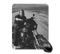 AFLJNYNN Charlie hunnam Design Non-Slip Players Support PC School Mouse Pad Play Soft Workstation Versatile