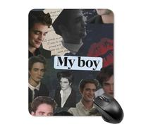 AFLJNYNN Edward cullen Digital Daily Versatile Mouse Pad Grip Essential Skidproof Flexible Desktop Precision Texture