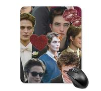 AFLJNYNN Edward cullen Essential Portable Design Skidproof Workstation Protective Texture Mouse Pad Responsive Environment Desktop