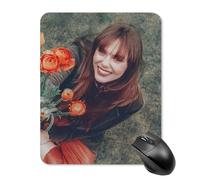 AFLJNYNN Elizabeth olsen Anti-Slip Mouse Pad Portable Versatile PC Modern Simple Base Design Lightweight Desk