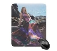 AFLJNYNN Elizabeth olsen Decorative PC Workstation Efficient Mouse Pad Comfortable Environment Ergonomic Simple Stable School