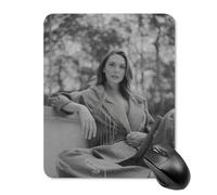 AFLJNYNN Elizabeth olsen Digital Daily Versatile Mouse Pad Grip Essential Skidproof Flexible Desktop Precision Texture