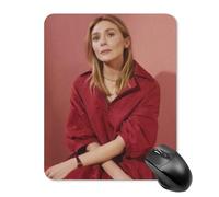 AFLJNYNN Elizabeth olsen Environment Tasks Simple Mouse Pad Coating Practical Tracking Use Innovative Ultra-Thin Hygienic