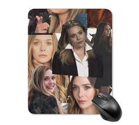 AFLJNYNN Elizabeth olsen Home Digital Mouse Pad Notebook Compact Flexible School Essential Workstation Mat Non-Slip