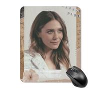 AFLJNYNN Elizabeth olsen Mat Reliable Computer Use Compact Control Laptop Mouse Pad Pad Texture Smooth