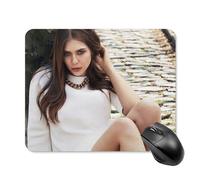 AFLJNYNN Elizabeth olsen Mouse Tracking Flexible Quiet Essential Base Mouse Pad Non-Slip Home Texture Digital