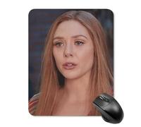 AFLJNYNN Elizabeth olsen Mousepad Modern Computer Secure Responsive Non-Slip Surface Mouse Pad Tracking Gaming Laptop