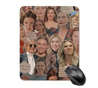 AFLJNYNN Elizabeth olsen Play Support Lightweight Rubber Texture Mousepad Office Mouse Pad Decorative Home Mat