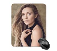 AFLJNYNN Elizabeth olsen Professional Grip Versatile Mousepad Responsive Minimalist Stylish Office Mouse Pad Hygienic Secure