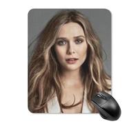 AFLJNYNN Elizabeth olsen Protective Mousepad Skidproof Soft Innovative Design Flexible Slim Mouse Pad Desk Convenient