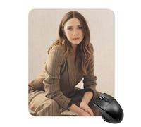 AFLJNYNN Elizabeth olsen Simple Coating Play Tracking Ergonomic Portable Notebook Mouse Base Mouse Pad Tasks