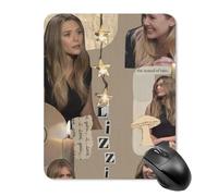 AFLJNYNN Elizabeth olsen Slim Coating PC Ultra-Thin School Mouse Pad Protective Pad Secure Convenient