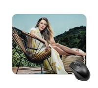 AFLJNYNN Elizabeth olsen Soft Mouse Pad Base Texture School Coating Ultra-Thin Play Study Tidy Minimalist