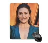 AFLJNYNN Elizabeth olsen Texture Protective Mouse Pad Flexible Ultra-Thin Reliable Desk Skidproof School Mat Console