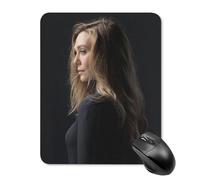 AFLJNYNN Elizabeth olsen Work Durable Responsive Desktop Study Innovative Stable Precision Mouse Pad Desk Simple