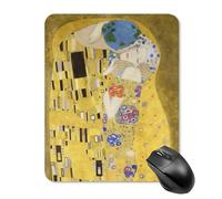 AFLJNYNN Gustav klimts the kiss Convenient Work Coating Base Gaming Mouse Pad Mousepad Performance Surface Play Smooth