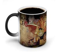 AFLJNYNN Gustav klimts The kiss Creative Color Mug with Hidden Heat Artwork