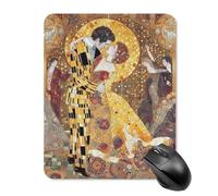 AFLJNYNN Gustav klimts the kiss Digital Tidy Mouse Pad Office Mat Ultra-Thin Base Practical Ergonomic Compact Notebook