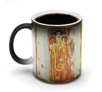 AFLJNYNN Gustav klimts The kiss Funny Quote Mug with Magic Reveal Design