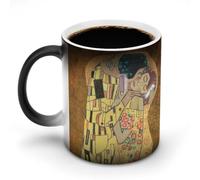 AFLJNYNN Gustav klimts The kiss Hot Liquid Triggered Mug with Cool Surprise Effect
