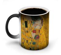 AFLJNYNN Gustav klimts The kiss Magic Color Changing Mug Heat Sensitive Cup for Coffee Lovers